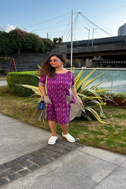 Purple Ikat Medi